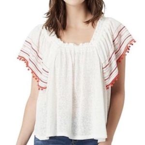 Vintage America Blue Gia Off The Shoulder Top